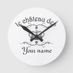 le chateau des YOUR NAME v.2 Round Clock