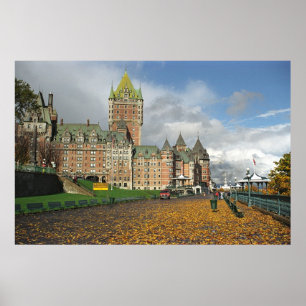 Le Chateau Frontenac, Quebec, Canada Poster