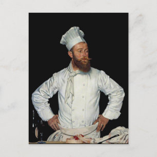 Le Chef by Orpen Fine Art Postcard
