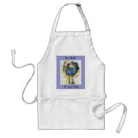 le chef le coq bleu apron - Customised