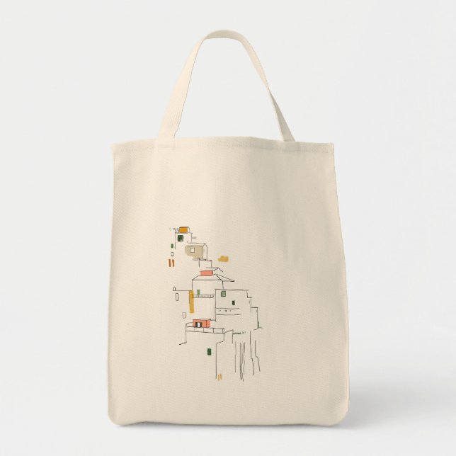 Le cinque terre tote bag (Front)
