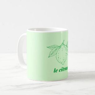 Le citron coffee mug