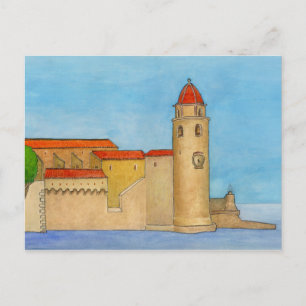 Le Clocher de Collioure Postcard