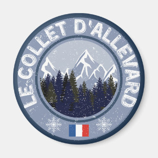 Le Collet D'Allevard Station Ski Magnet