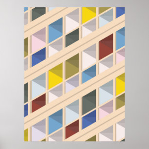 Le Corbusier - City of radiance 5 Poster