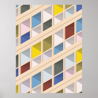 Le Corbusier - City of radiance 5 Poster