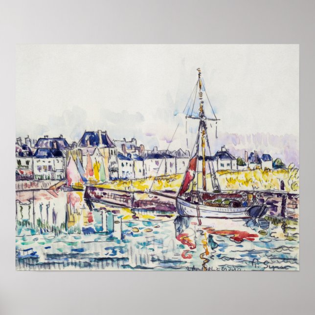 Le Croisic (1928) painting in high resolution Poster (Front)