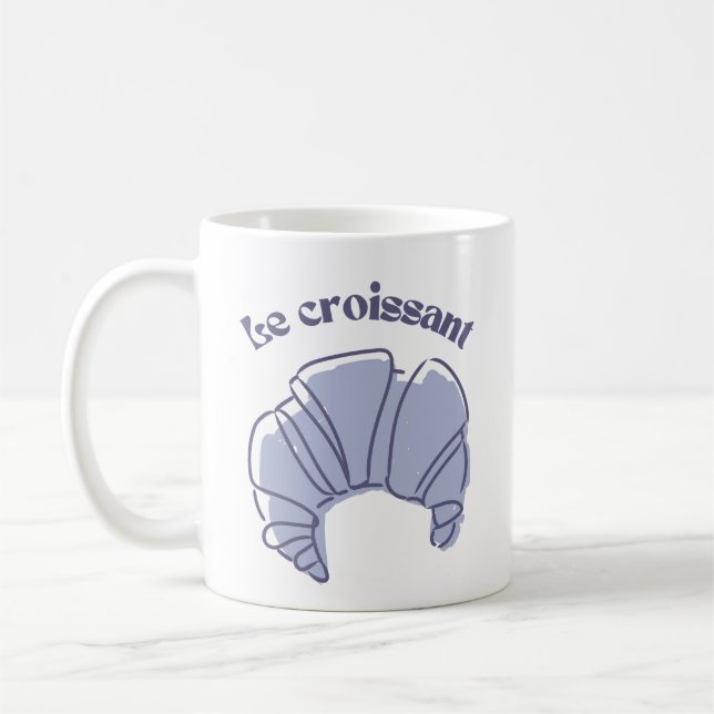 Le croissant coffee mug (Left)