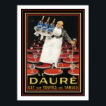 Le Daure 1924 Art Deco Poster by Lotti<br><div class="desc">Colourful Art Deco Advertisement poster for Le Daure. ca 1924  12 x 16</div>