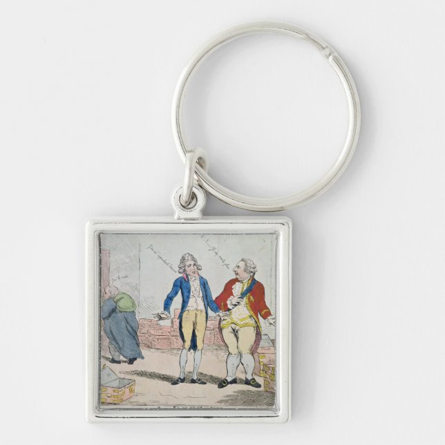 Le Deficit, 1788 Key Ring (Front)