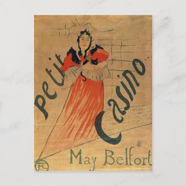 Le divan Japonais by Toulouse-Lautrec Postcard (Front)