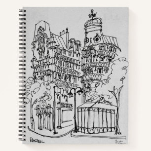 Le Dome on Boulevard Raspail Paris, France Notebook