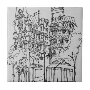 Le Dome on Boulevard Raspail Paris, France Tile