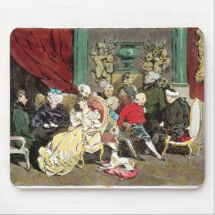 Le Faubourg Saint-Germain, engraved by Delpech Mouse Pad