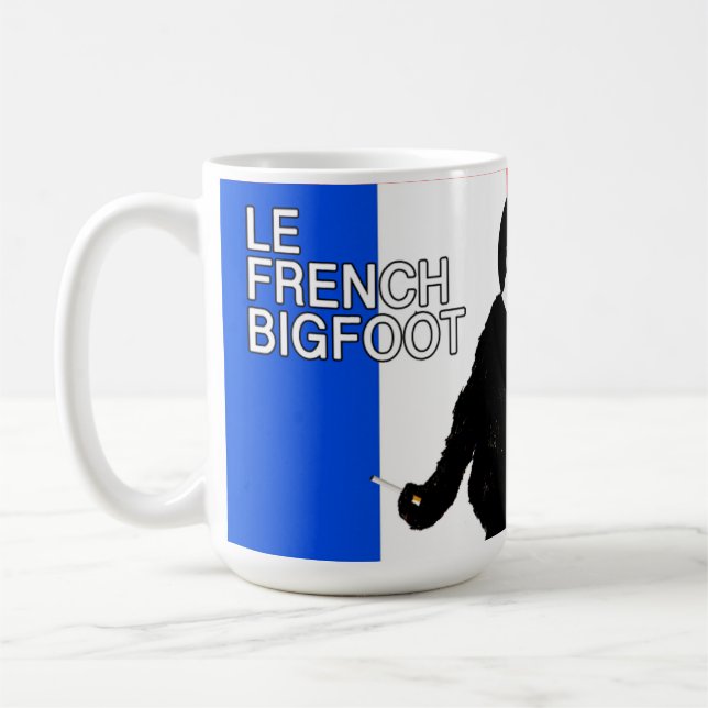 Le French Bigfoot Coffee Mug (Left)