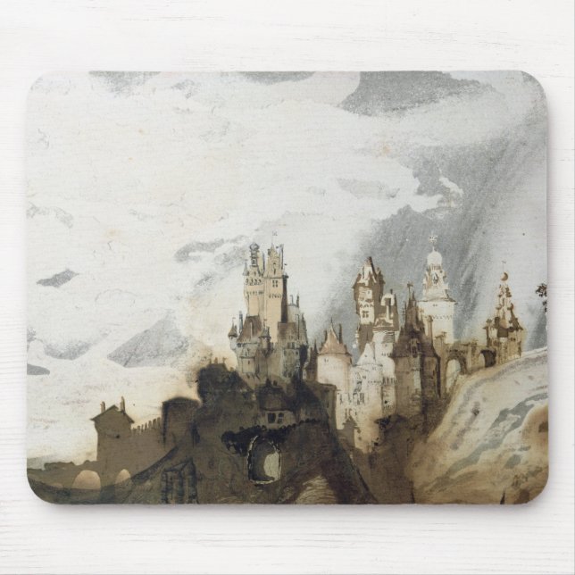 Le Gai Chateau Mouse Pad (Front)