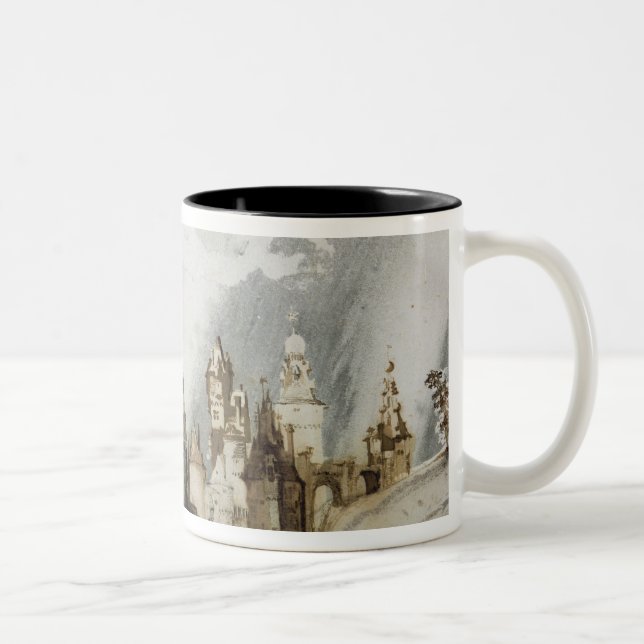 Le Gai Chateau Two-Tone Coffee Mug (Right)