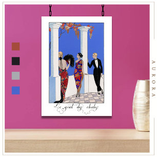 Le Gout des Chales (1923) by George Barbier Poster