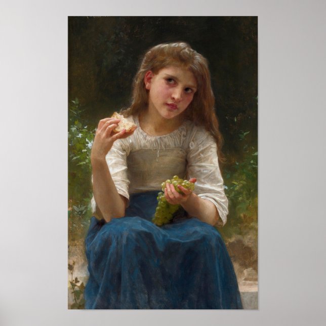 Le Gouter by William-Adolphe Bouguereau Poster (Front)