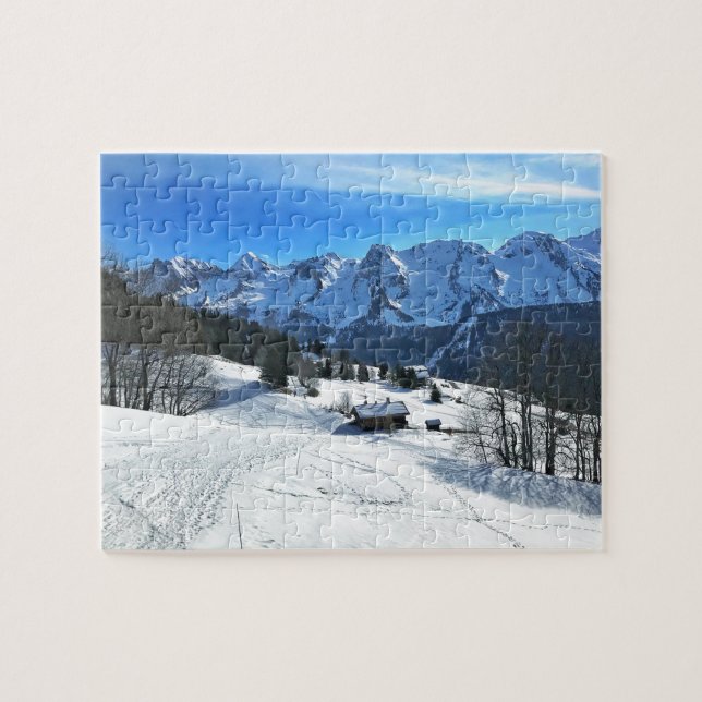 Le Grand Bornand, French Alps Jigsaw Puzzle (Horizontal)