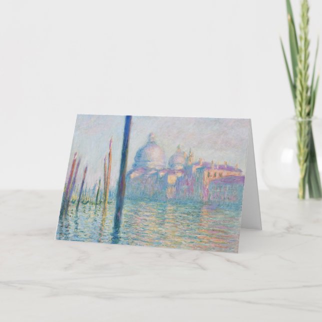 Le Grand Canal | Claude Monet Card (Front)