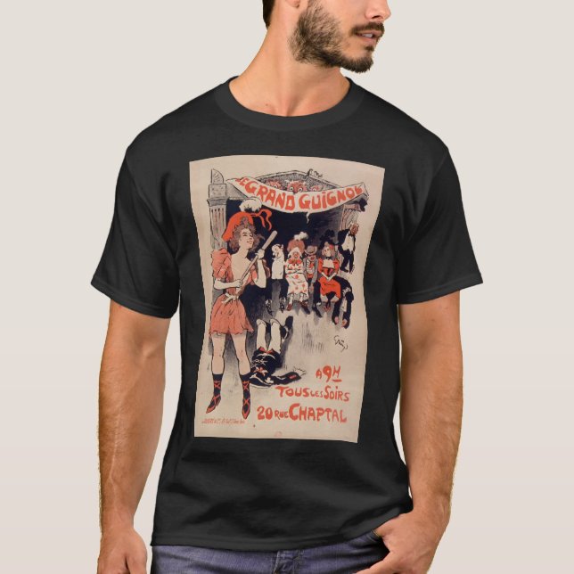 Le Grand Guignol Tous Les Soirs T-Shirt (Front)
