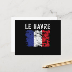 Le Havre France Flag French Souvenir Postcard