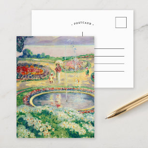 Le Jardin Fleuri Henri Lebasque Postcard