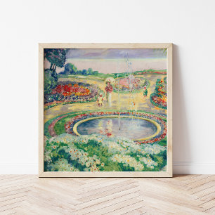 Le Jardin Fleuri Henri Lebasque Poster