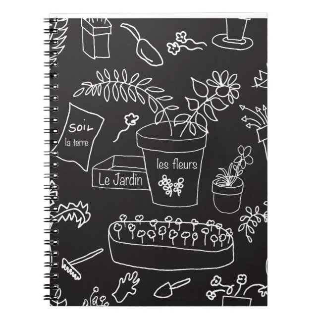 Le Jardin (The Garden) Notebook (Front)