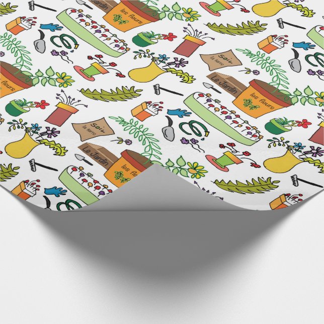 Le Jardin (The Garden) Wrapping Paper (Corner)