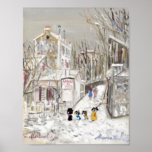 Le Lapin Agile es Ses Habitues Poster (Front)