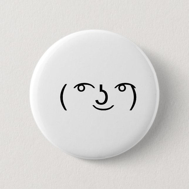Le Lenny Face 6 Cm Round Badge (Front)