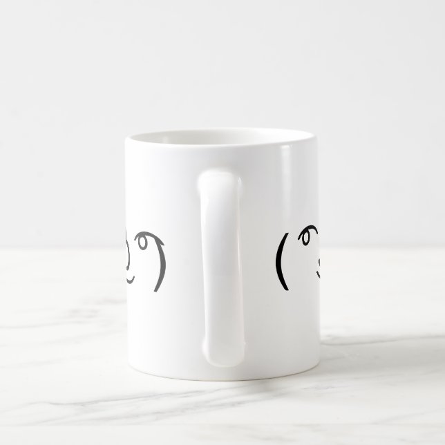 Le Lenny Face Coffee Mug (Handle)