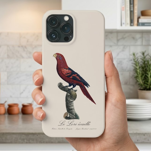 Le Lori ecaille / Blue-streaked lory  Case-Mate iPhone Case (Blue-Streaked Lory, Trichoglossus reticulatus. iPhone Case)