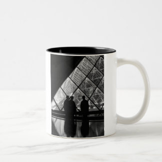 Le Louvre á nuit,  Paris Two-Tone Coffee Mug