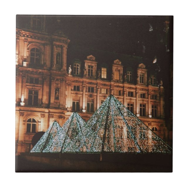 Le Louvre  Ceramic Tile (Front)