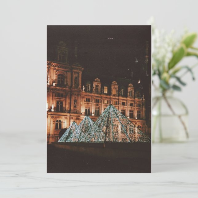 Le Louvre  Holiday Card (Standing Front)