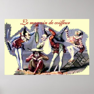"Le magasin de coiffeu~La comédie de rasager" Poster