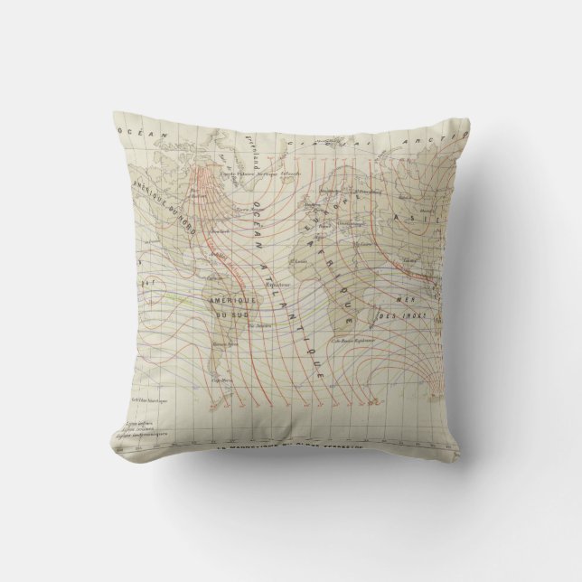 Le Magnetisme du Globe Terrestre Cushion (Front)