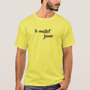 Le Maillot Jaune Yellow Jersey Brush Brushstroke T-Shirt