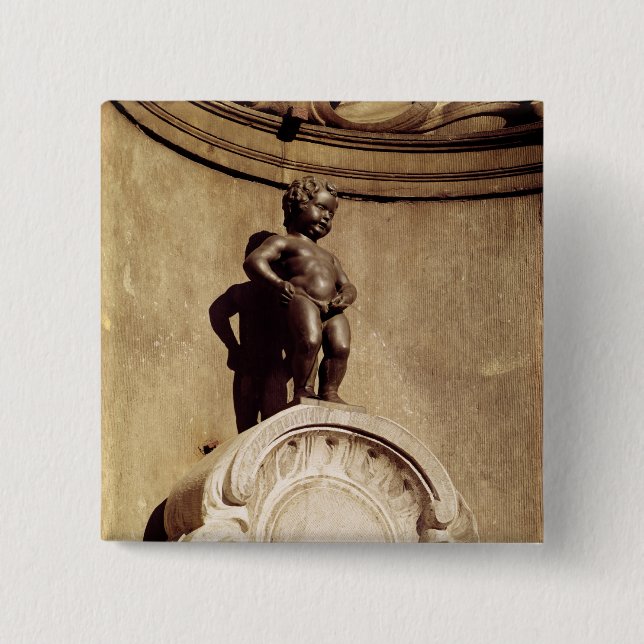 Le Mannequin Pis, 1619 15 Cm Square Badge (Front)