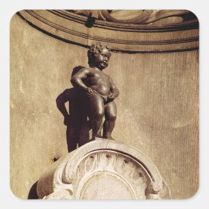 Le Mannequin Pis, 1619 Square Sticker