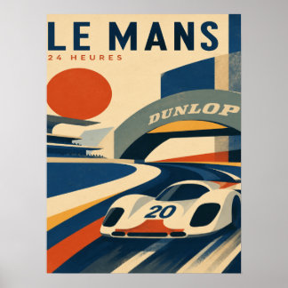 Le Mans 24 Hours Poster