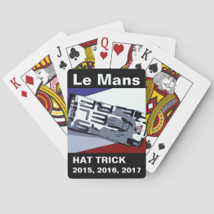 Le Mans HAT TRICK Playing Cards