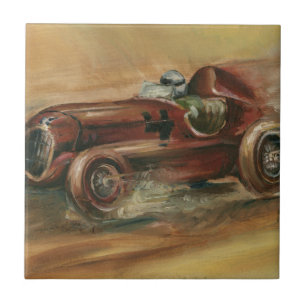 Le Mans Racecar by Ethan Harper Ceramic Tile