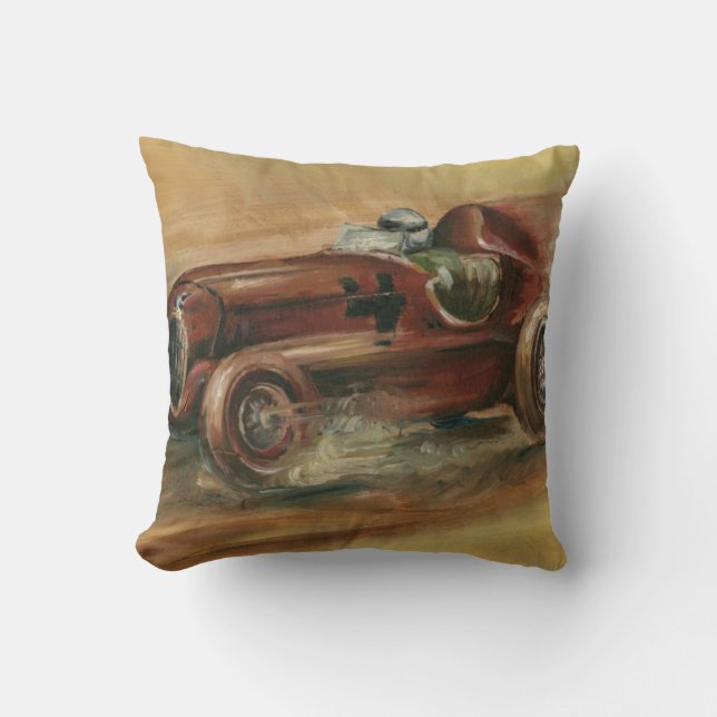 Le Mans Racecar by Ethan Harper Cushion (Front)