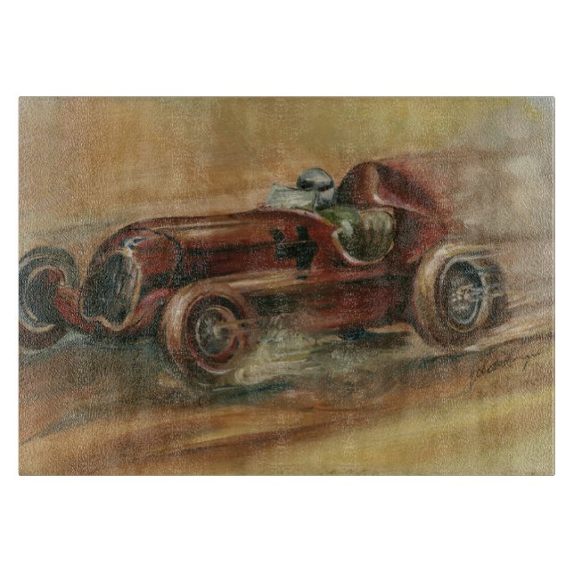 Le Mans Racecar by Ethan Harper Cutting Board (Front)