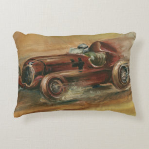 Le Mans Racecar by Ethan Harper Decorative Cushion