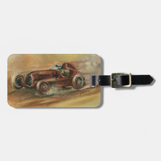 Le Mans Racecar by Ethan Harper Luggage Tag (Front Horizontal)